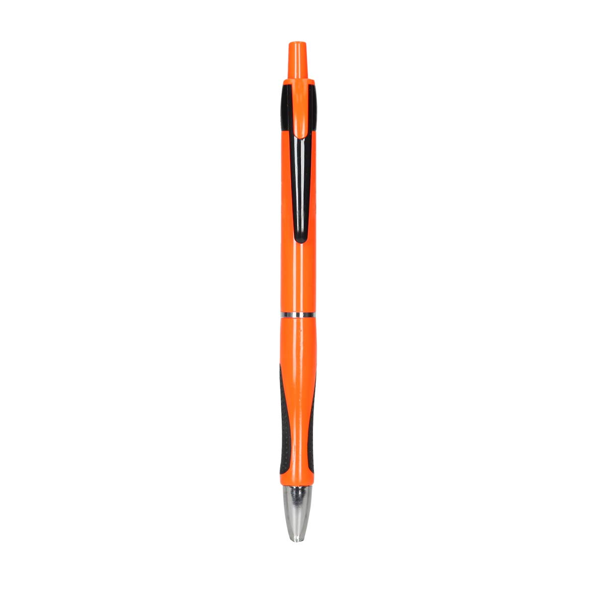 TIPTOP OFFICE PM Bingo Retractable Ballpoint Pen 0.7 mm Pack of 50 Orange/Black