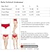 Customized Girl Womens Underwear Seamless - Custom Underwear for Women, Hipster Panties for Women, Low-Rise Bikini Underwear Red