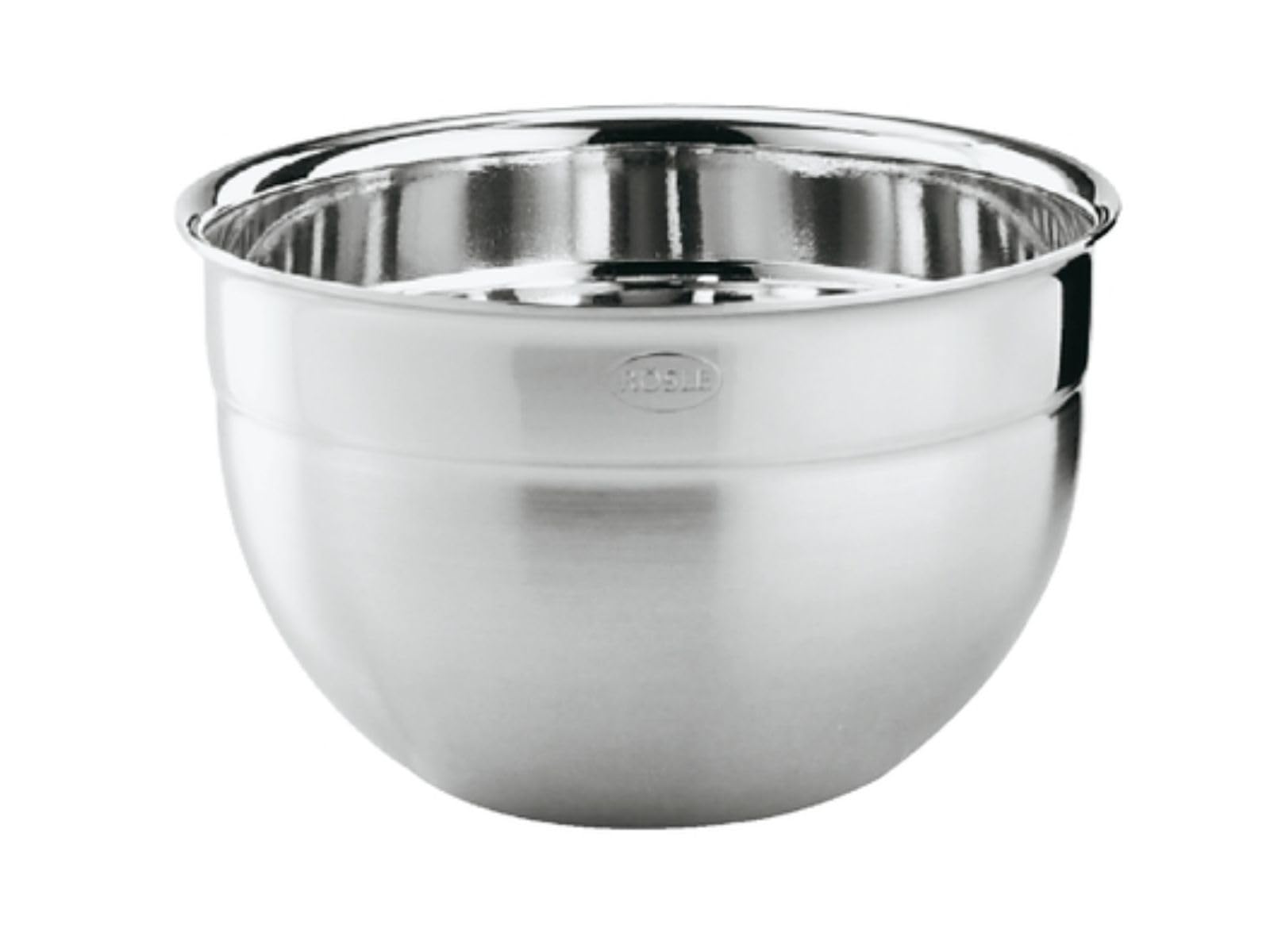 RÖSLE High Bowl, High-Quality, Elegant Stainless Steel Bowl for Preparing and Storing Food, 18/10 Stainless Steel, Dishwasher-Safe, 12 cm, Silver-Coloured