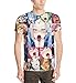 Fromdream Ahegao Shirt Men Anime Tee Shirt Hipster Youth Tracksuit 3D Printed Funny Shirts Summer Apparel S