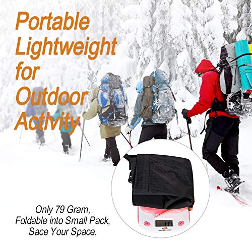 IDAND Leg Gaiters for Hiking Waterproof Snow Boot Gaiters Anti-Tear Oxford Fabric Snow Shoes for Outdoor Hiking Walking Hunting Climbing Mountain - Thumbnail 3