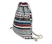 iSuperb® Canvas Drawstring Backpack bag Gym Sack bag Stylish Lightweight Cute for Excursion Outdoor (Bohemia)