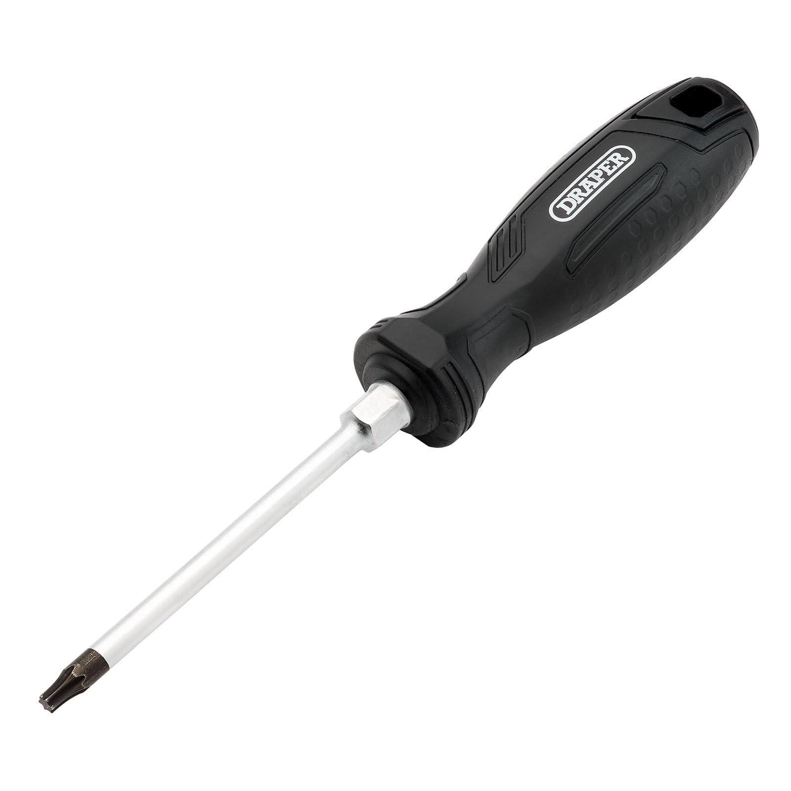 Draper TX-Star Hard Grip Screwdriver, T25 x 100mm - 13565 - Magnetic Tip, CRV Blade