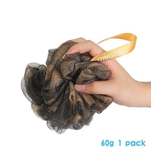 Loofah Bath and Shower Sponge Mesh Pouf Extra Large Mesh Pouf Exfoliating Natural Luxury Botanical Body Wash For Men/women 4x (60g/pcs)