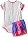 Adidas Baby Girls' Bodysuit and Short Set