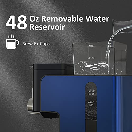 GREECHO Pod Coffee Maker Single Cup Kcup, 3In1 Brews KCup, Ground