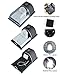TimeLED 26W 3000LM LED Wall Pack Light, 120-277Vac 5000K Daylight, Photocell Dusk to Dawn Wall Pack, 150-250W MH/HPS Replacement, Outdoor Security Lighting Fixtures, Clear Lens (Bronze)