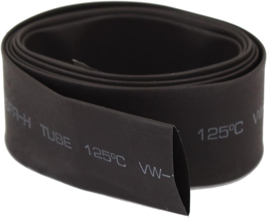 16mm Diameter Heat Shrinkable Tube Shrink Tubing 1M 3.28ft Black Amazon.co.uk DIY & Tools