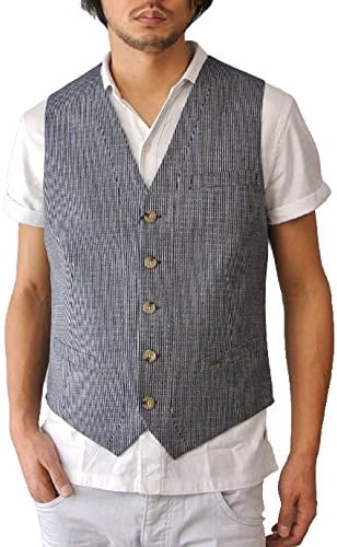 Amazon Sc 51 L Stripe C スコッチ ソーダ Scotch Soda ジレ ベスト メンズ テーラード 無地 ストライプ フォーマル ジレベスト ビジネス キレイめ おしゃれ スーツ 紺 ブランド ベスト 通販