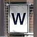 Chicago Baseball Team W Win Double Sided Garden Flag