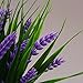 VGIA Modern Artificial Potted Plant for Home Decor Lavender Flowers and Grass Arrangements Tabletop Decoration
