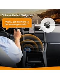 Roav VIVA con soporte para automóvil, por Anker, cargador USB para automóvil de 2 puertos habilitado para Alexa para navegación en el automóvil, llamadas manos libres y transmisión de música