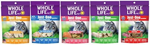 Whole Life Freeze Dried Cat Treats, Variety Pack, 1 Oz.