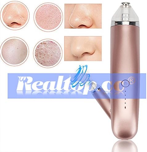 Blackhead Remover, Blackhead Vacuum Suction Remover Electric Facial Pore Cleanser with Microcrystalline Head Electric Skin Cleaner Blackhead Extraction Tool,1 Set of 4 Tips