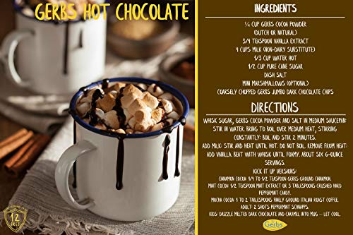 Gerbs Mini Dark Chocolate Chips, 2 LBS (semi-sweet) - Top 14 Food Allergen Free & NON GMO - Product of Canada