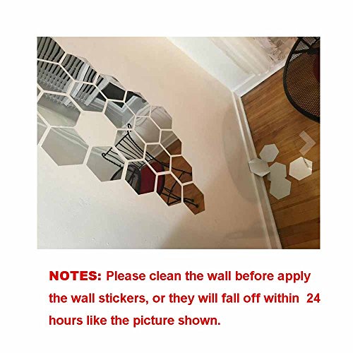 4 H2MTOOL+Hexagon+Stickers+Removable+Acrylic