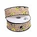 Bumblebees Natural Linen Ribbon Wired Edge, 1-1/2-Inch, 10 Yards