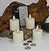 Luminara Tea Lights BATTERY OPERATED Flameless Candles Ivory 4pc Set 1.44