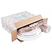 IOOOOO 150 Piece Rose Gold Plates & Plastic Silverware & Rose Gold Cups, Premium Disposable Dinnerware Set Includes: 25 Dinner Plates, 25 Dessert PLates, 25 Tumblers, 25 Forks, 25 Knives, 25 Spoons