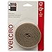 VELCRO Brand Beige Sticky Back Hook and Loop Fasteners| Perfect for Home or Office | 5ft x 3/4in Roll, 5 ft x 3/4