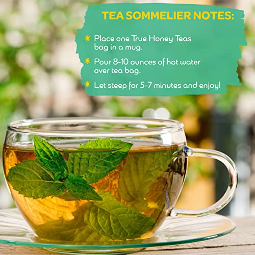 True Honey Peppermint Tea K Cups Honey Crystals Blended In Every Tea