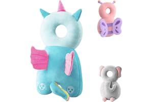 JUNNENG Toddler Baby Head Protection Cushion Backpack Wear,Blue Angel