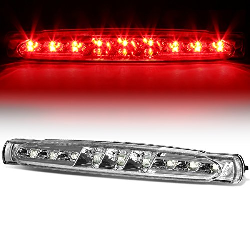 For Chevy Corvette C5 Rear High Mount LED 3rd Brake Light (Chrome Housing)