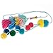 Mmrm Colorful Pompom Ball Tassel Pendant Handbag Ornaments Purse Charm Decor