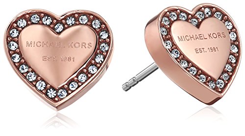 mk heart earrings