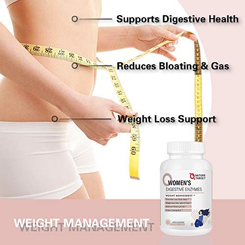 Digestive Enzymes for Women Vegan Enzymes Supplement for Weight