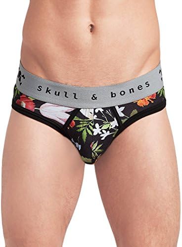 Skull and Bones Sexy Brief - SB05 (Dutch Floral, Medium)