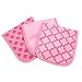 S&T INC. Always Off Reusable Makeup Remover cloths, 6” X 12”, Solid and Print, 3 Pack