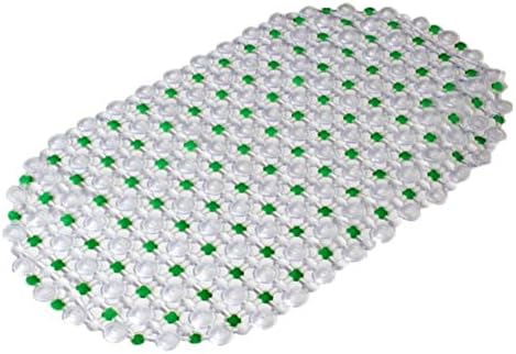 Matacai Best Anti Slip Bath and Shower Mat，Anti-bacterial,Machine-washable,Superior Grip and Drainage for Smooth (non-textured) tubs only