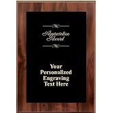 Crown Awards Corporate Wood Plaques - 5 x 7 Gold Etched Recognition Trophy Plaque Awards Prime