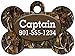 ShopInstaPets Camo Dog Tag Personalized Pet Id Tag with Your Pet's Name & Number (Outdoor)