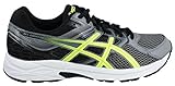 ASICS Men's Gel Contend 3 Running Shoe, Carbon/Flash Yellow/Black, 9.5 M US