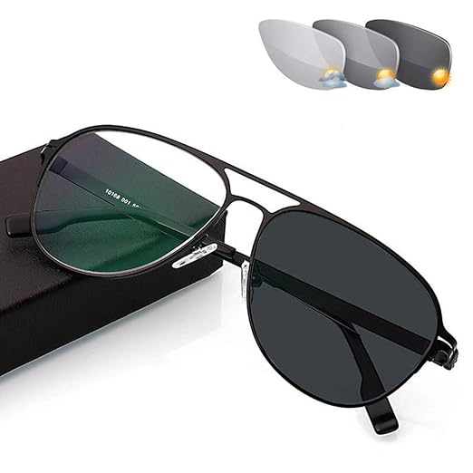 transition aviator sunglasses
