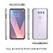 Ringke Fusion Compatible with LG V30 ThinQ Case, Scratch Protection Phone Cover for LG V30 ThinQ, V30 Plus - Clear