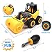 WisToyz Take Apart Toys, Toy Vehicles, Toy Road Roller Toddlers Toys, Constructions Vehicles Set with Screwdriver, Ideal Educational Toy for Boys & Girls Aged 3, 4, 5, 6
