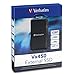 Verbatim 128GB Vx450 External SSD, USB 3.0 with mSATA Interface - Black