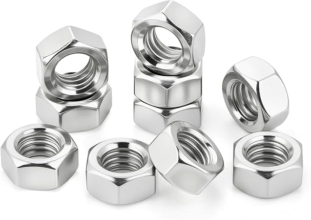 AHCMetric Hexagonal (Hex) Full Nut Grade 8 Steel Zinc Plated M14 14mm (Pack of 25 Nuts)