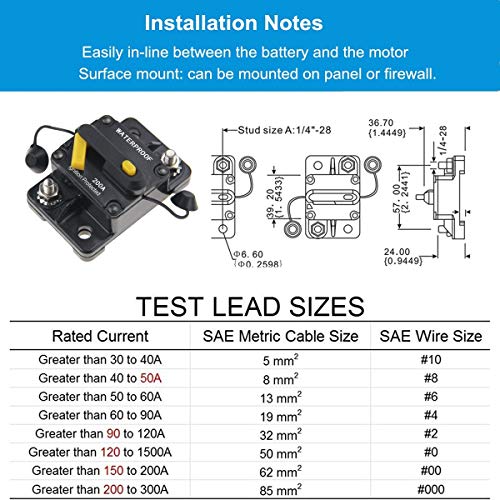 4 Waterproof+30A+300A+Inverter+Trolling+Protection
