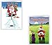 Box Set of Golf Christmas Card Variety Pack 24 Cards & Envelopes - Funny Holiday Golf Cards