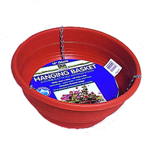 BOSMERE F705T 14 in. Terracotta color Self Watering Hanging Basket