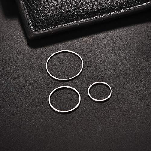 OBSEDE Hollow Stainless Steel Pendants Charm Circle Shape Frame Jewelry Findings Bezels for DIY Crafts Earring Necklace Making 60pcs