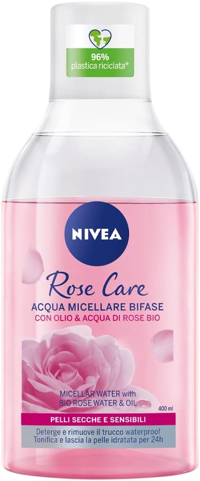 Nivea Rose Care Micellar Water 400ml - Gentle Cleanser Micellar