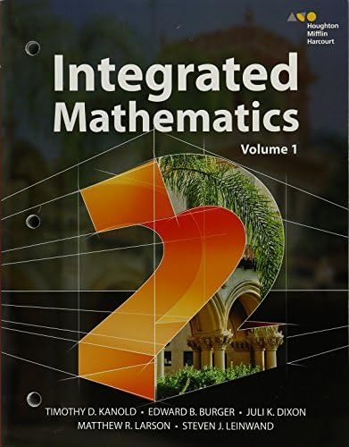 BIG IDEAS MATH Integrated Math 1: Student Edition 2016: HOUGHTON