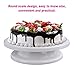 11 Inch Round Cake Turntable 360 Degree Revolving Cake Stand Rotating Cake Decorating Supplies