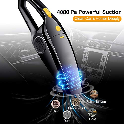Yozo Chesssmat Handheld High Power Car Vacuum Cleaner Super Low Sound