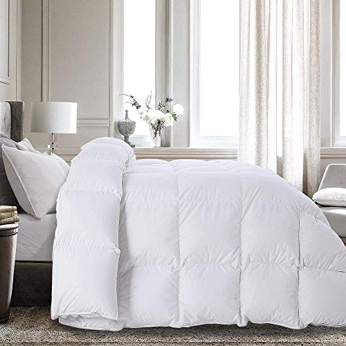 ROYALAY Winter White Goose Down Comforter King Size Duvet Insert,50OZ